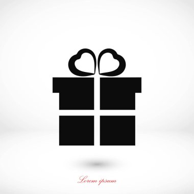 hediye simge vektör