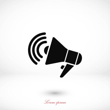 Hoparlör simgesi vektör