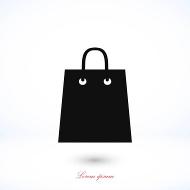 çanta vektör simgesi