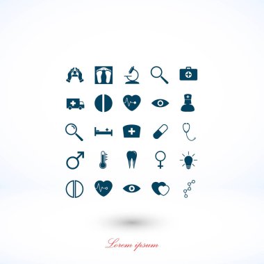 tıbbi simge vektör