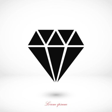 Elmas vektör simgesi
