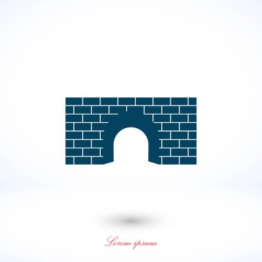 Köprü simge vektör