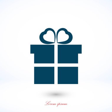 hediye simge vektör