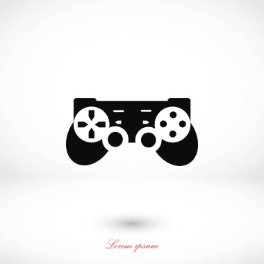 Oyun çubuğu simgesi. Vektör çizim