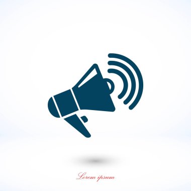 Hoparlör simgesi vektör