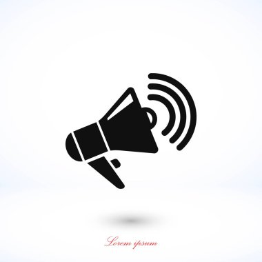 Hoparlör simgesi vektör