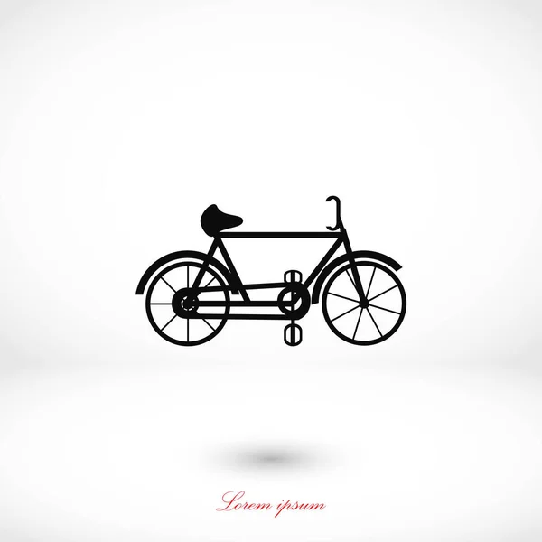 Icône vectorielle vélo — Image vectorielle