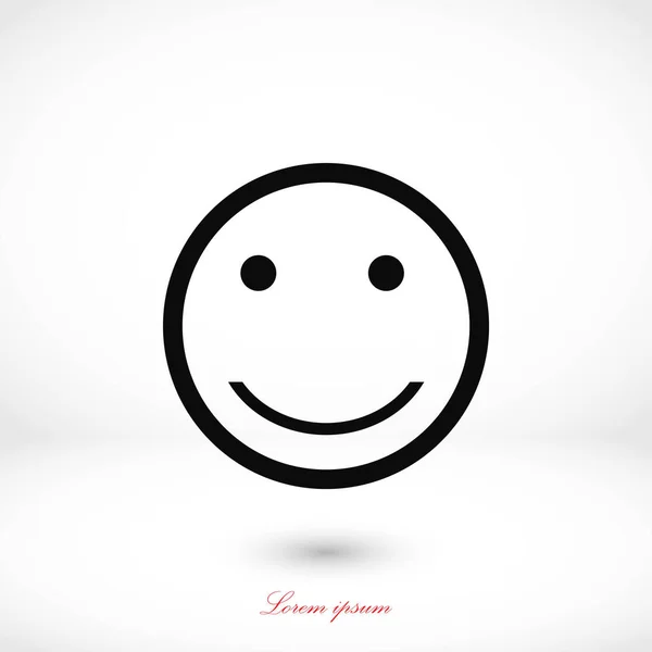 Smiles icon vector — Stock Vector