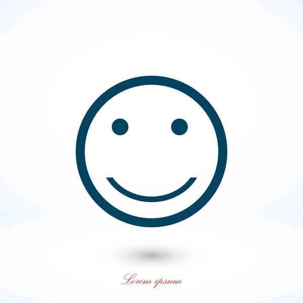 Smiles icon vector — Stock Vector