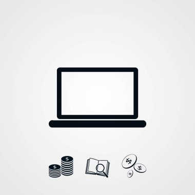 Dizüstü bilgisayar Simgesi Vektörü