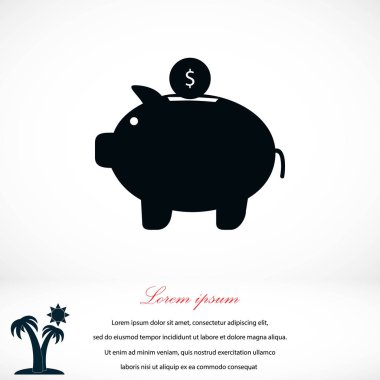 Domuz kumbarası simgesi