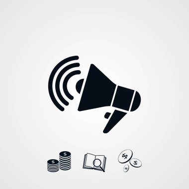 Hoparlör simgesi vektör