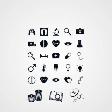 tıbbi simge vektör