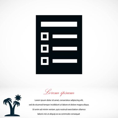 Kağıt simge vektör