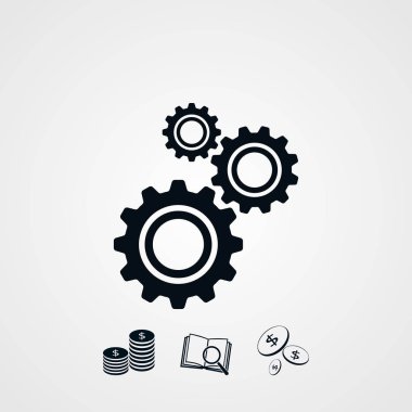 dişli simge vektör