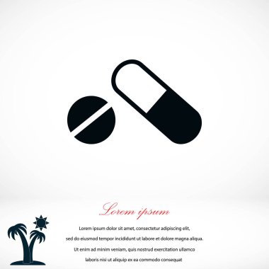 Kapsül Vektör Simgesi