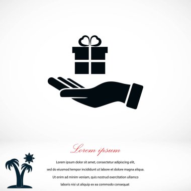 El ve hediyeler simgesi