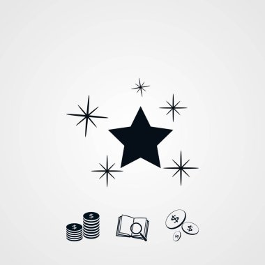 vektör yıldız simgesi