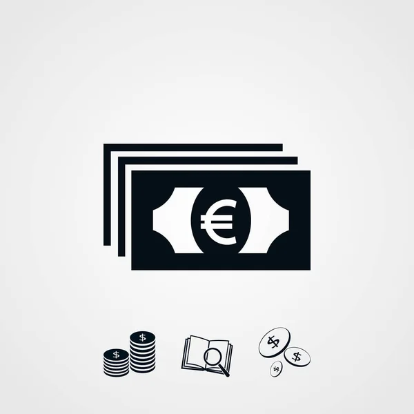 Euro wektor ikona — Wektor stockowy