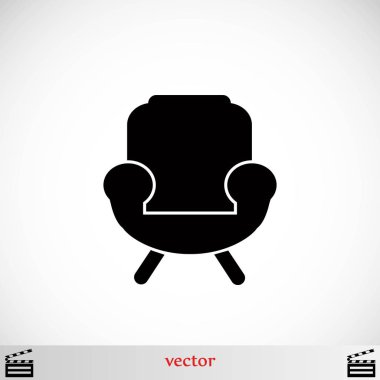 Koltuk simgesi vektörü