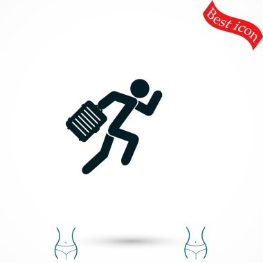 İnsanlar çanta simgesi