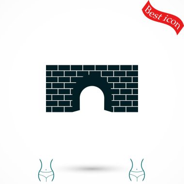 Köprü simge vektör