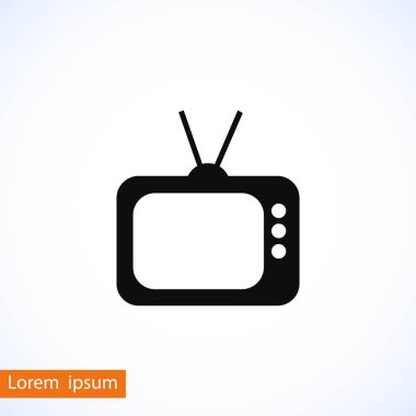TV simge vektör