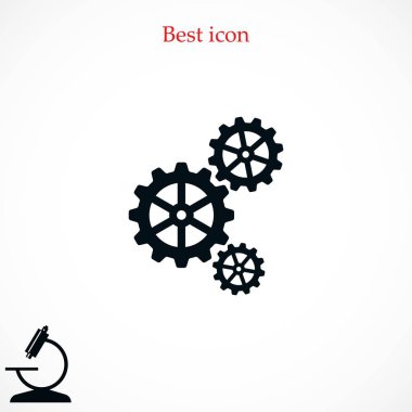 dişli simge vektör