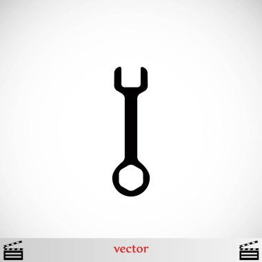 İngiliz anahtarı anahtar işareti simgesi