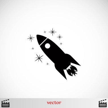 Roket simge vektör