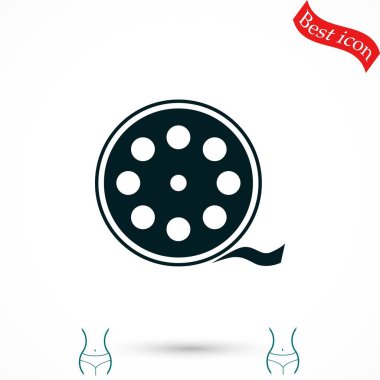 Videocamera tek simgesi