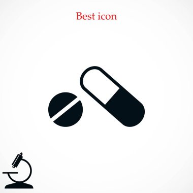 Kapsül Vektör Simgesi