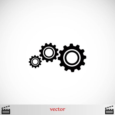 dişli simge vektör