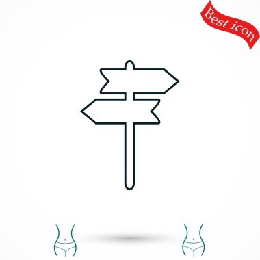 İmza posta vektör simgesi