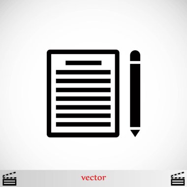 Kağıt simge vektör