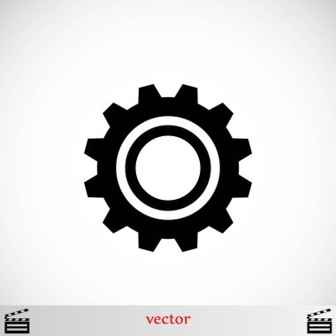 dişli vektör simgesi