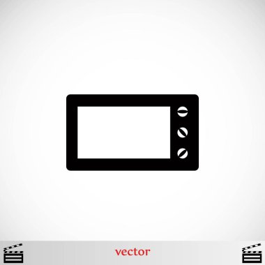 mikrodalga fırın vektör simgesi