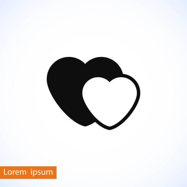 Kalp Vektörü Simgesi