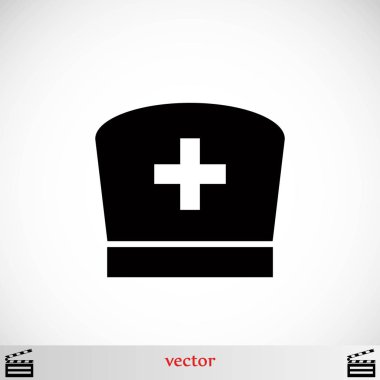 Düz hemşire simgesi