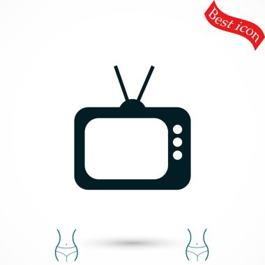TV simge vektör