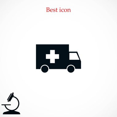 Ambulans araba simgesi