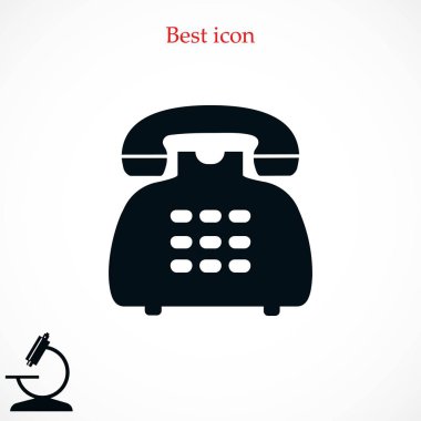 Telefon simge vektör