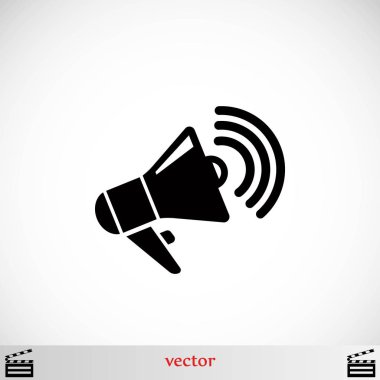 Hoparlör simgesi vektör