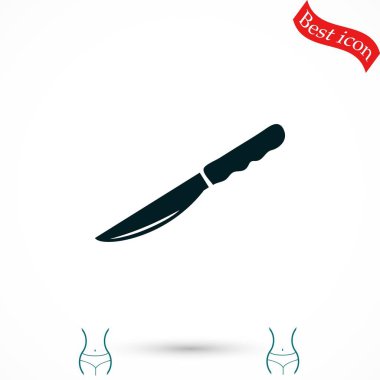 Knife icon vector