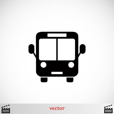 otobüs simge vektör