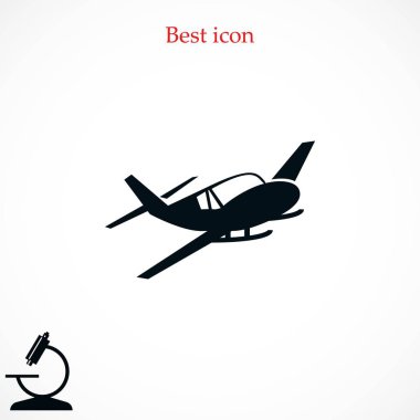 Uçak simgesi vektörü