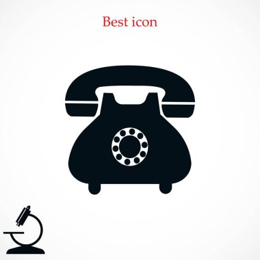 Telefon simge vektör