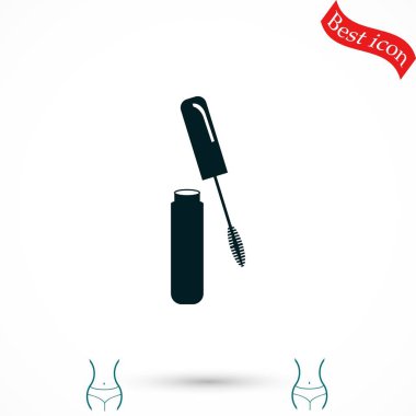 Maskara vektör simgesi