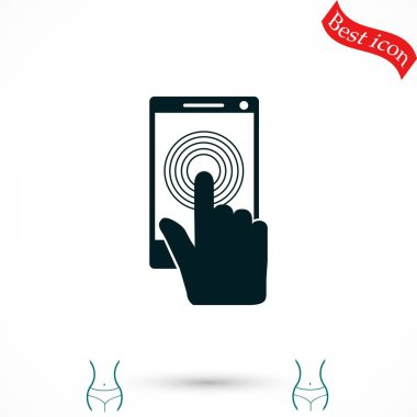 Smartphone simge vektör