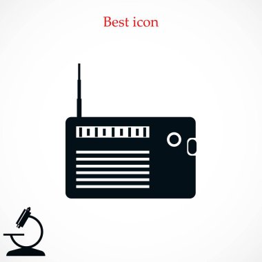 radyo simge vektör